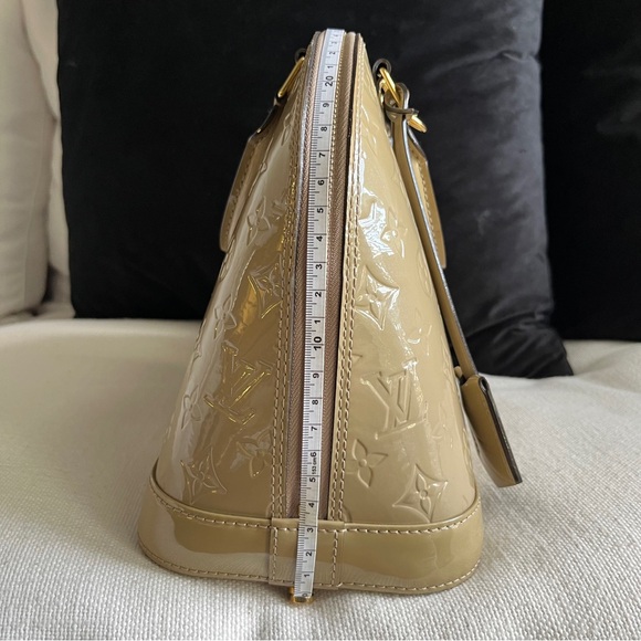 Louis Vuitton Alma PM Dune Monogram Embossed Vernis Patent Leather - Picture 14 of 16